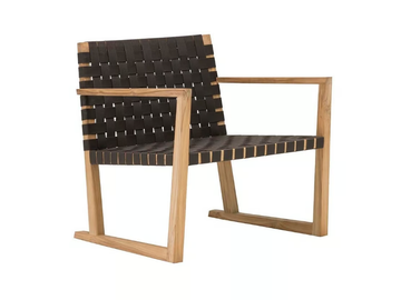 SERENA TEAK BU1193 - Garden teak easy chair by Andreu World - view 2
